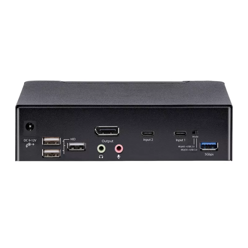 StarTech.com SV231DPUCA KVM-switch zwart