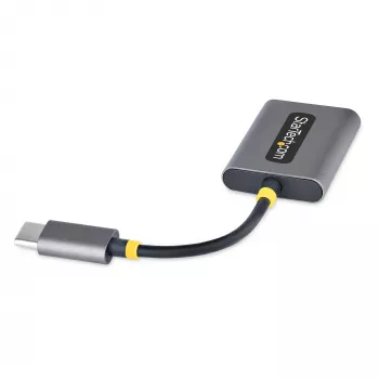 StarTech.com USB-C hoofdtelefoonsplitter, USB Type-C dual-headset-adapter met microfooningang, USB-C naar 3,5-mm audio-adapter/oordopjes-dongle, USB-C naar audiobus/aux-uitgang, 24-bit DAC