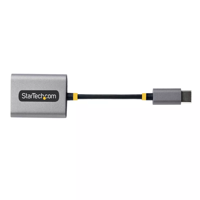 StarTech.com USB-C hoofdtelefoonsplitter, USB Type-C dual-headset-adapter met microfooningang, USB-C naar 3,5-mm audio-adapter/oordopjes-dongle, USB-C naar audiobus/aux-uitgang, 24-bit DAC