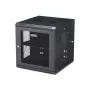 StarTech.com 4-Post 12U wandmontage netwerkkast met 1U-plank, 19 inch opklapbare wandgemonteerde serverkast voor data / AV / elektronica / computerapparatuur, flexibele geventileerde rackbehuizing