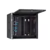 StarTech.com 4-Post 12U wandmontage netwerkkast met 1U-plank, 19 inch opklapbare wandgemonteerde serverkast voor data / AV / elektronica / computerapparatuur, flexibele geventileerde rackbehuizing