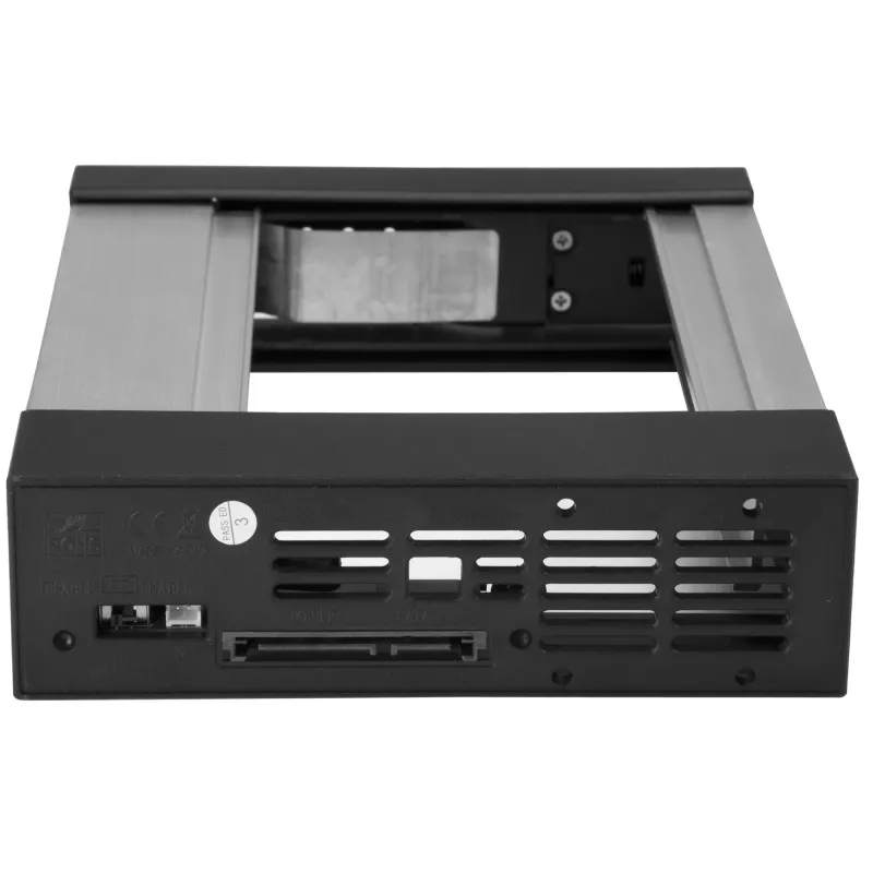 StarTech.com 5,25 naar 3,5 harde schijf hot-swap behuizing – voor 3,5-inch SATA/SAS-schijven – trayless – aluminium