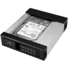 StarTech.com 5,25 naar 3,5 harde schijf hot-swap behuizing – voor 3,5-inch SATA/SAS-schijven – trayless – aluminium