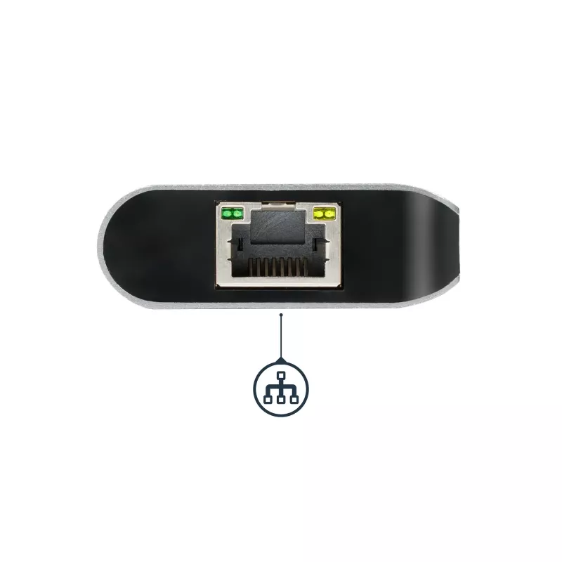 StarTech.com USB-C-multipoort-adapter, draagbare USB-C-dock naar 4K HDMI, 2-voudige USB 3.0 hub, SD/SDHC, GbE, 60W PD pass-through – USB Type-C/Thunderbolt 3 – VERVANGEN DOOR DKT30CHSDPD1