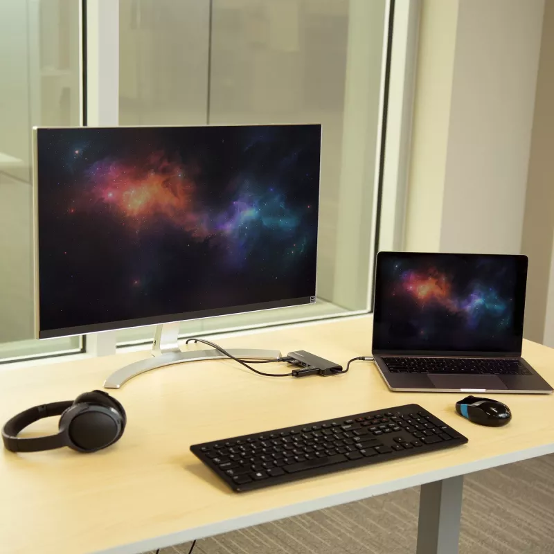 StarTech.com USB-C-multipoort-adapter, draagbare USB-C-dock naar 4K HDMI, 2-voudige USB 3.0 hub, SD/SDHC, GbE, 60W PD pass-through – USB Type-C/Thunderbolt 3 – VERVANGEN DOOR DKT30CHSDPD1