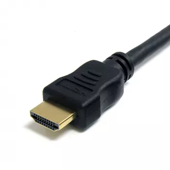 StarTech.com HDMM1MHS High Speed HDMI-kabel met Ethernet, 1 m, Ultra HD 4K, 28 AWG, verguld, M/M, zwart