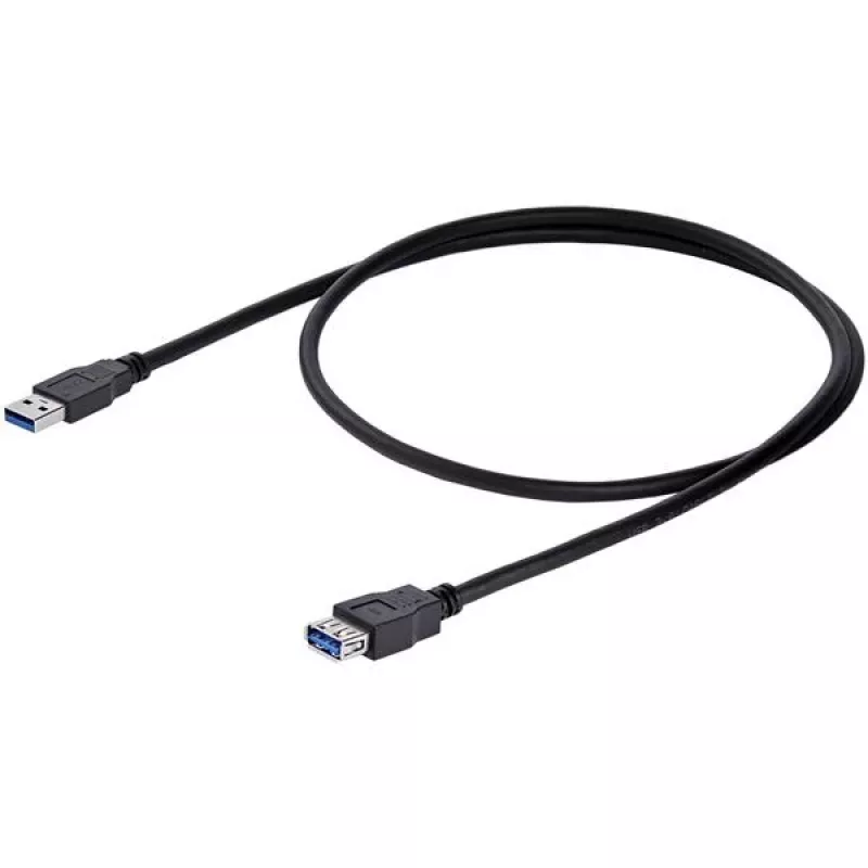 StarTech.com 1m zwart SuperSpeed USB 3.0 verlengkabel A naar A - M/F