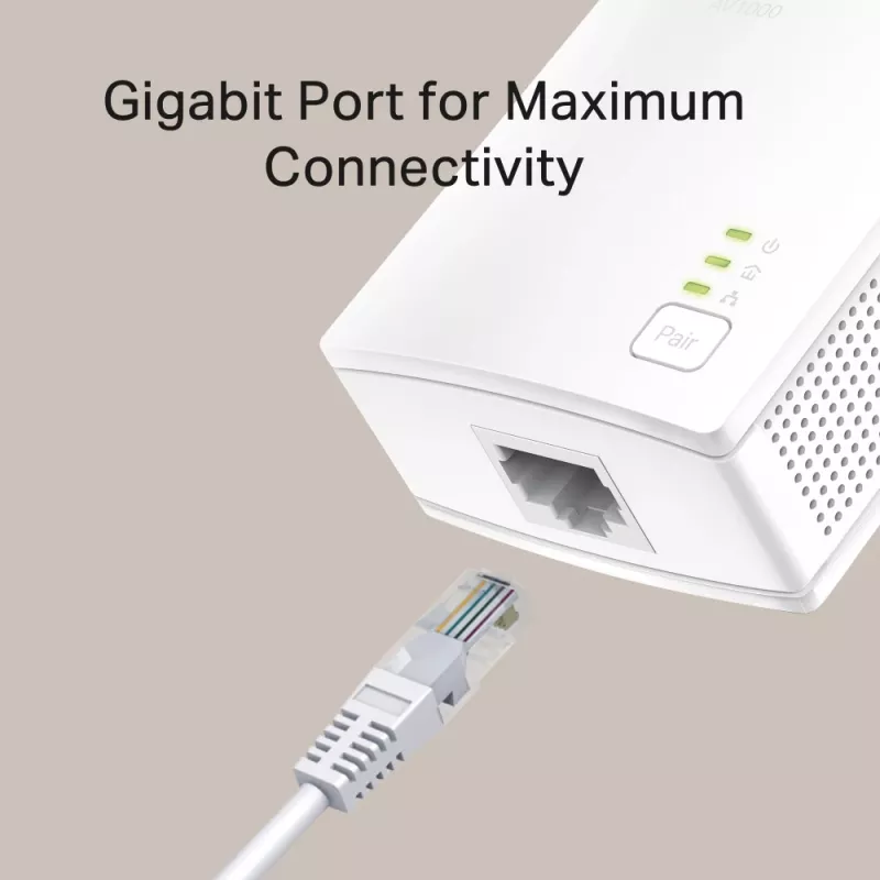 TP-Link TL-PA717KIT 1000 Mbit/s Ethernet LAN wit 2 stuks