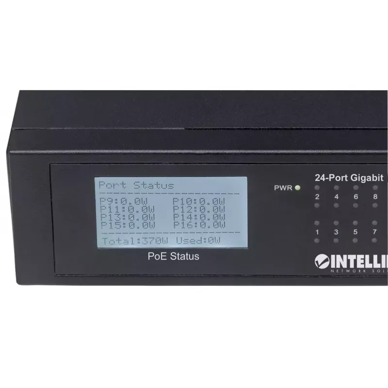 Unmanaged switch Intellinet 24-poorts Gigabit Ethernet PoE+ 561242