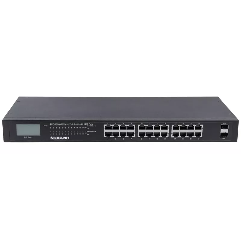 Unmanaged switch Intellinet 24-poorts Gigabit Ethernet PoE+ 561242