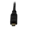 StarTech.com HDADMM3M High Speed Micro HDMI-naar-HDMI-kabel met Ethernet, 3 m, HDMI type A naar Micro HDMI type D, 32 AWG, afgeschermd, M/M, zwart
