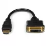 StarTech.com 8in HDMI-naar-DVI-D-videokabel-adapter – HDMI-stekker naar DVI-bus