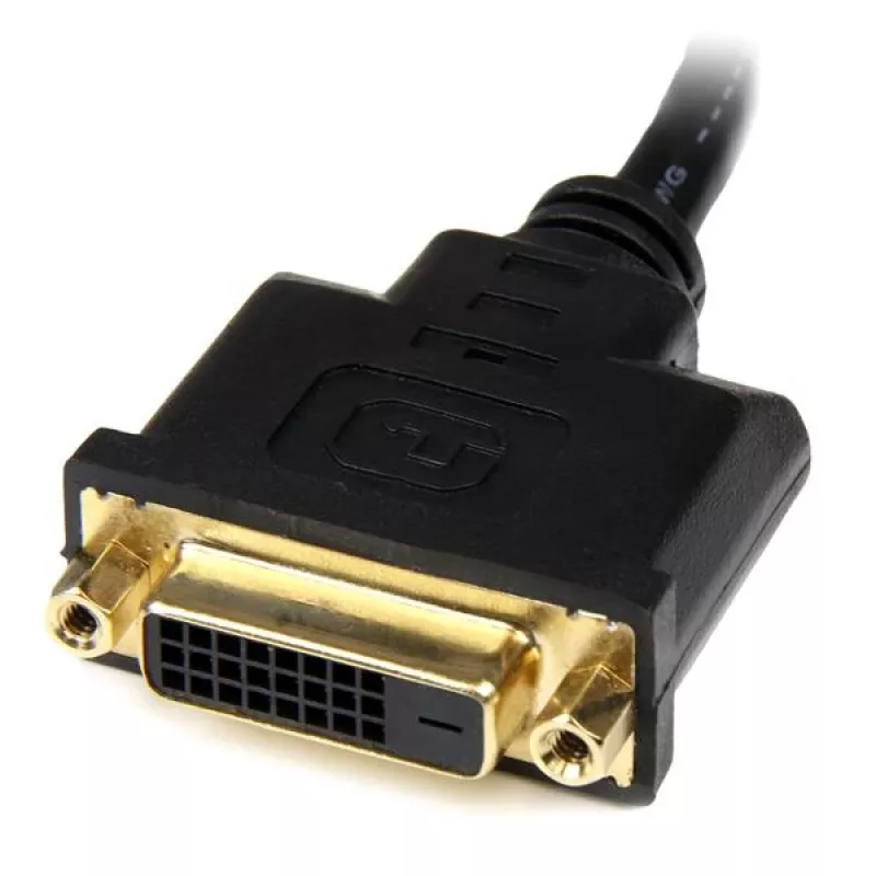 StarTech.com 8in HDMI-naar-DVI-D-videokabel-adapter – HDMI-stekker naar DVI-bus