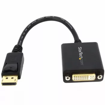 StarTech.com DisplayPort naar DVI-adapter - DisplayPort naar DVI-D-adapter videoconverter 1080p - DP 1.2 naar DVI monitor/display kabeladapter dongle - DP naar DVI-adapter - Vergrendelbare DP-aansluiting