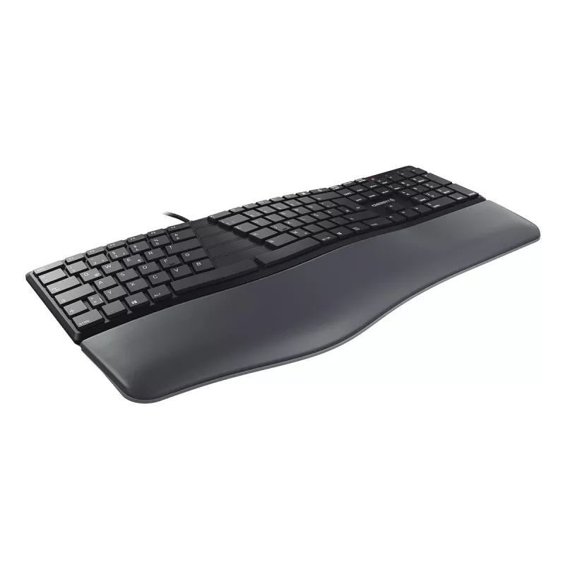 CHERRY KC 4500 ERGO Toetsenbord Universeel USB QWERTY US Engels Zwart