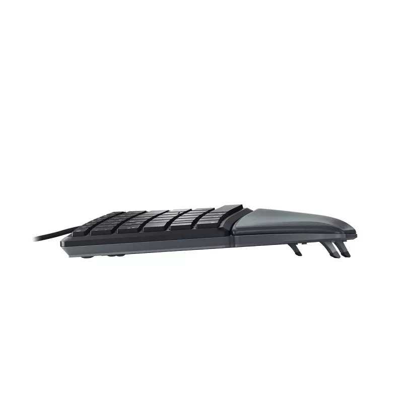 CHERRY KC 4500 ERGO Toetsenbord Universeel USB QWERTY US Engels Zwart