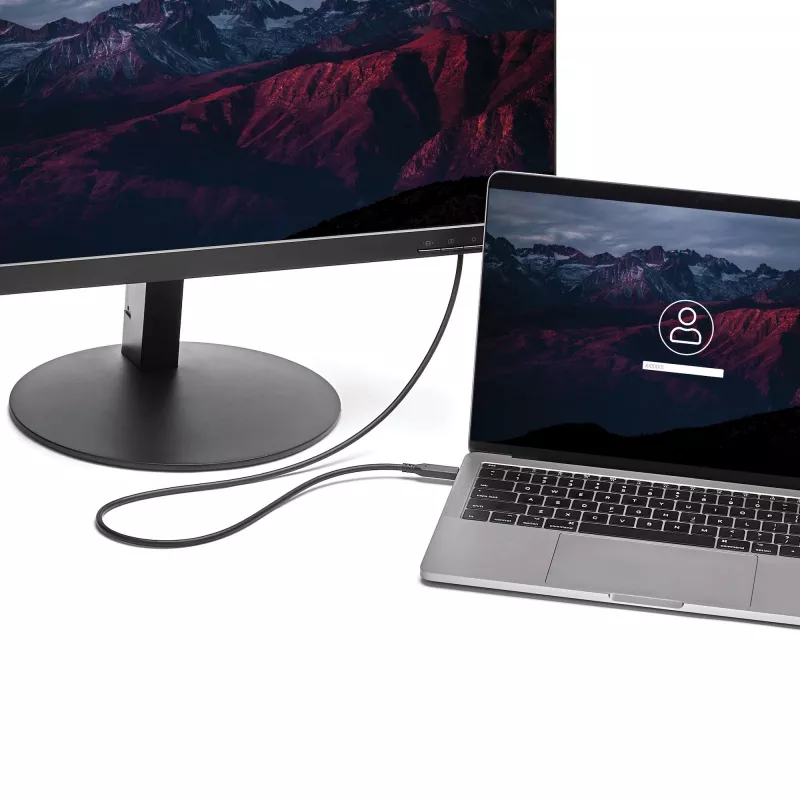 StarTech.com USB-C-naar-Mini-DisplayPort-kabel – 1 m (3,3 ft.), 4K 60 Hz – Zwart