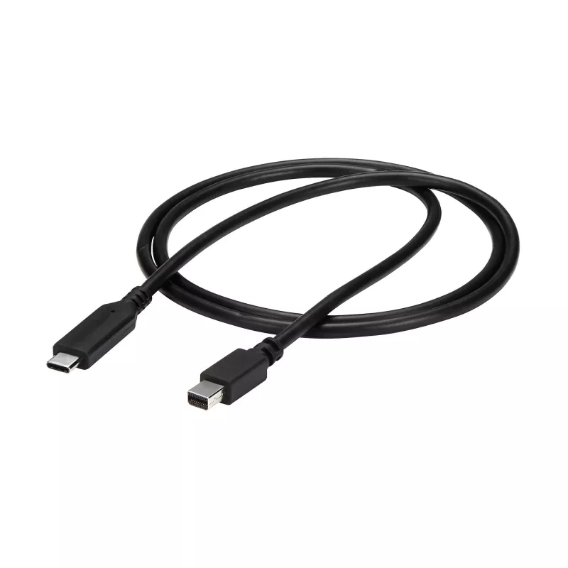 StarTech.com USB-C-naar-Mini-DisplayPort-kabel – 1 m (3,3 ft.), 4K 60 Hz – Zwart