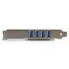 StarTech.com 4-poorts PCI Express PCIe SuperSpeed USB 3.0 controller-kaartadapter met UASP – SATA-voeding