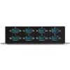 StarTech.com 8-poorts USB naar DB9 RS232 Seriële adapter hub – Industriële DIN-rail- en wandmontage