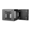 StarTech.com 4-posts 12U wandmontage netwerkkast met 1U vak, 19 inch opklapbare wandgemonteerde serverrack voor data / AV / elektronica / computerapparatuur, flexibele geventileerde rackbehuizing