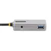 StarTech.com USB-extender-hub, 10m USB 3.0-verlengkabel met 4-poorts USB-A-hub, actieve/busgevoede USB-repeater-kabel, optionele 20W-voeding inbegrepen, ESD-bescherming