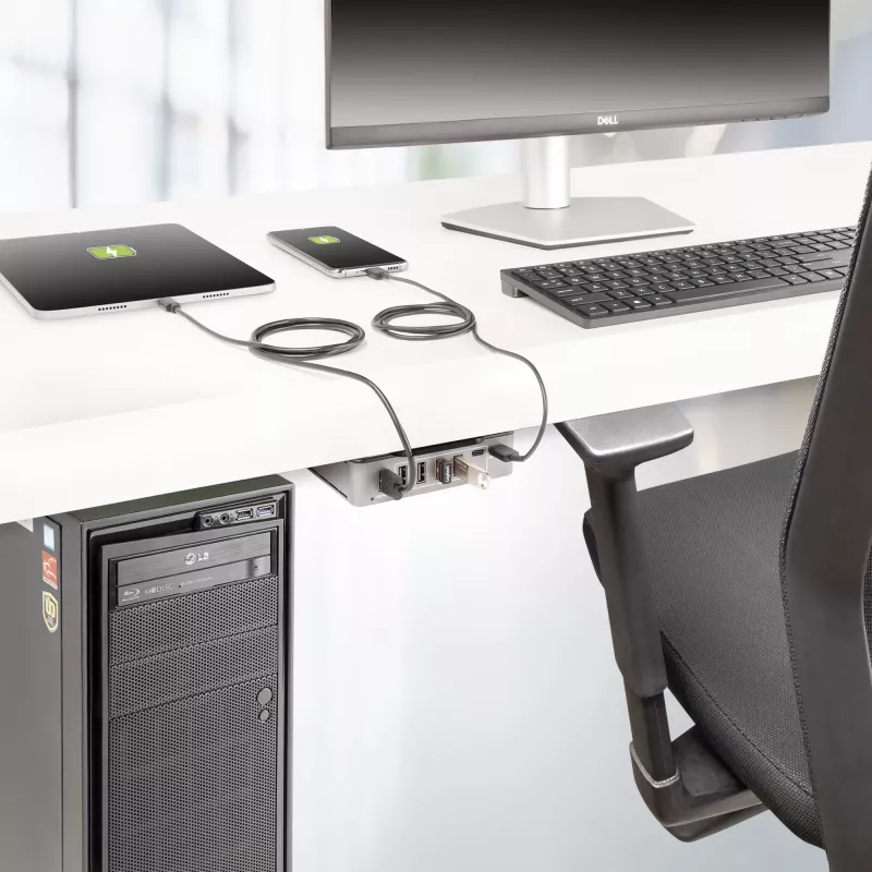 StarTech.com 7-poorts USB-C hub - 5x USB-A + 2x USB-C - Self-Powered met 65W voeding - USB 3.1 10Gbps - desktop/laptop USB-hub met 3ft USB-IF gecertificeerde vergrendelbare kabel - USB C hub
