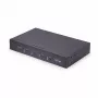StarTech.com 4-poorts KM switch met muisomschakeling, USB-switch voor toetsenbord/muis, 3,5mm/USB audio, perifere sharing voor 4 computers, TAA-conform
