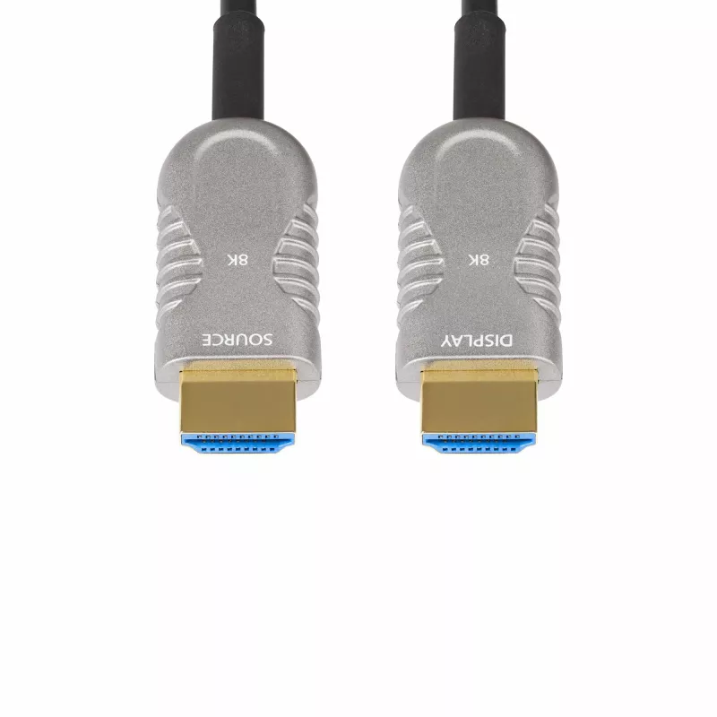 StarTech.com 15,2 m (50 ft) HDMI 2.1 hybride actieve optische kabel (AOC), CMP, Plenum-Rated, 8K Ultra High Speed HDMI 2.1/2.0 glasvezelkabel, 48 Gbit/s, 8K 60 Hz/4K 120 Hz, HDR10+/FRL/TMDS/eARC