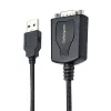 StarTech.com 1m USB-naar-serieel kabel met COM-poortbehoud, DB9-stekker RS232 naar USB-converter, USB-naar-serieel adapter voor PLC/printer/scanner, Prolific-chipset, Windows/Mac