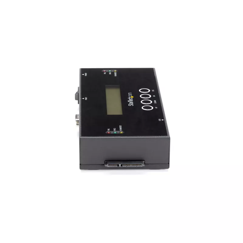 StarTech.com SATSASDUPE11 1:1 standalone harde schijf duplicator en wisser voor 2,5/3,5″ SATA- en SAS-schijven