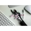 Brother TZEMQE31 labeltape zwart op roze TZe