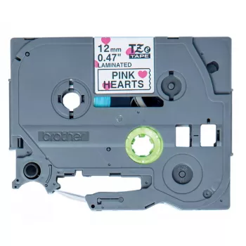 Brother TZE-MPPH31 labeltape zwart op roze