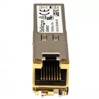 StarTech.com HP JD089B compatibele SFP-transceivermodule - 10/100/1000BASE-TX~HPE JD089B compatibele SFP-module - 1000BASE-T - SFP naar RJ45 Cat6/Cat5e - 1GE Gigabit Ethernet SFP - RJ-45 100m - HPE 5820AF, 12500, 5500
