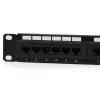 StarTech.com 24-poorts 1U rackmount Cat 6 110 patchpanel, RJ-45, rackmontage, 1U, zwart, RoHS, CE, ETL, UL