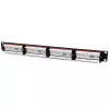 StarTech.com 24-poorts 1U rackmount Cat 6 110 patchpanel, RJ-45, rackmontage, 1U, zwart, RoHS, CE, ETL, UL