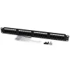 StarTech.com 24-poorts 1U rackmount Cat 6 110 patchpanel, RJ-45, rackmontage, 1U, zwart, RoHS, CE, ETL, UL