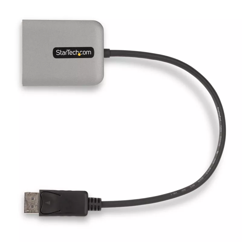 StarTech.com 2-poorts DisplayPort MST-hub, dual 4K 60Hz, DP naar 2x DisplayPort monitoradapter, DP 1.4 multi-monitor videoadapter, 30 cm geïntegreerde kabel, USB-gevoed, alleen Windows