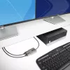 StarTech.com 2-poorts DisplayPort MST-hub, dual 4K 60Hz, DP naar 2x DisplayPort monitoradapter, DP 1.4 multi-monitor videoadapter, 30 cm geïntegreerde kabel, USB-gevoed, alleen Windows