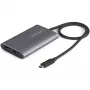 StarTech.com Thunderbolt naar dual DisplayPort adapter DP 1.4, dual 4K 60Hz of single 8K/5K Thunderbolt naar DP converter, 2x DisplayPort monitor videoadapter - Mac & Windows