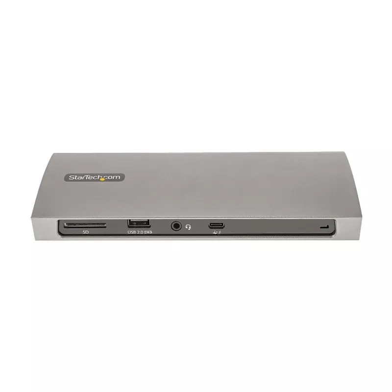 StarTech.com Thunderbolt 4 dock, 96W Power Delivery, single 8K/dual monitor 4K 60Hz, 3xTB4/USB4 aansluitingen, 4xUSB-A, SD, GbE, Thunderbolt 4 dockingstation voor Windows of TB3 MacBook, 0,8m kabel