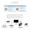 StarTech.com Thunderbolt 4 dock, 96W Power Delivery, single 8K/dual monitor 4K 60Hz, 3xTB4/USB4 aansluitingen, 4xUSB-A, SD, GbE, Thunderbolt 4 dockingstation voor Windows of TB3 MacBook, 0,8m kabel