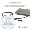 StarTech.com Thunderbolt 4 dock, 96W Power Delivery, single 8K/dual monitor 4K 60Hz, 3xTB4/USB4 aansluitingen, 4xUSB-A, SD, GbE, Thunderbolt 4 dockingstation voor Windows of TB3 MacBook, 0,8m kabel