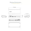 StarTech.com Thunderbolt 4 dock, 96W Power Delivery, single 8K/dual monitor 4K 60Hz, 3xTB4/USB4 aansluitingen, 4xUSB-A, SD, GbE, Thunderbolt 4 dockingstation voor Windows of TB3 MacBook, 0,8m kabel