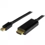 StarTech.com 3ft (1m) mini DisplayPort naar HDMI-kabel - 4K 30Hz video - mDP naar HDMI-adapterkabel - mini DP of Thunderbolt 1/2 Mac/PC naar HDMI-monitor/display - mDP naar HDMI-converterkabel