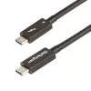 StarTech.com 0,5 m Thunderbolt 4-kabel – 40 Gbit/s – 100W PD – 4K/8K video – Intel-gecertificeerde Thunderbolt-kabel – compatibel met USB 4/Thunderbolt 3/USB 3.2/USB Type-C/DisplayPort