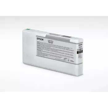 Epson T9137 lichtzwart inktpatroon (200 ml), standaardcapaciteit, lichtzwart, pigmentinkt, 200 ml, 1 stk.