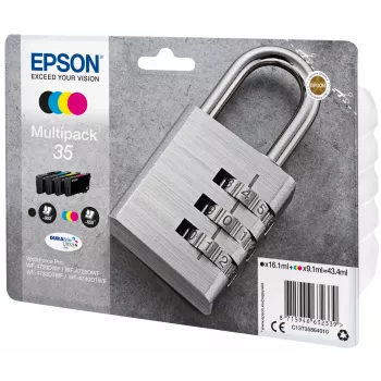 Epson Padlock multiverpakking 4-kleuren 35 DURABrite Ultra Ink