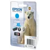 Epson ijsbeer singlepack cyaan 26XL Claria Premium-inkt