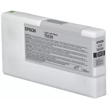 Epson T6539 licht licht zwart inktpatroon (200 ml), licht licht zwart, pigmentinkt, 200 ml, 1 st.